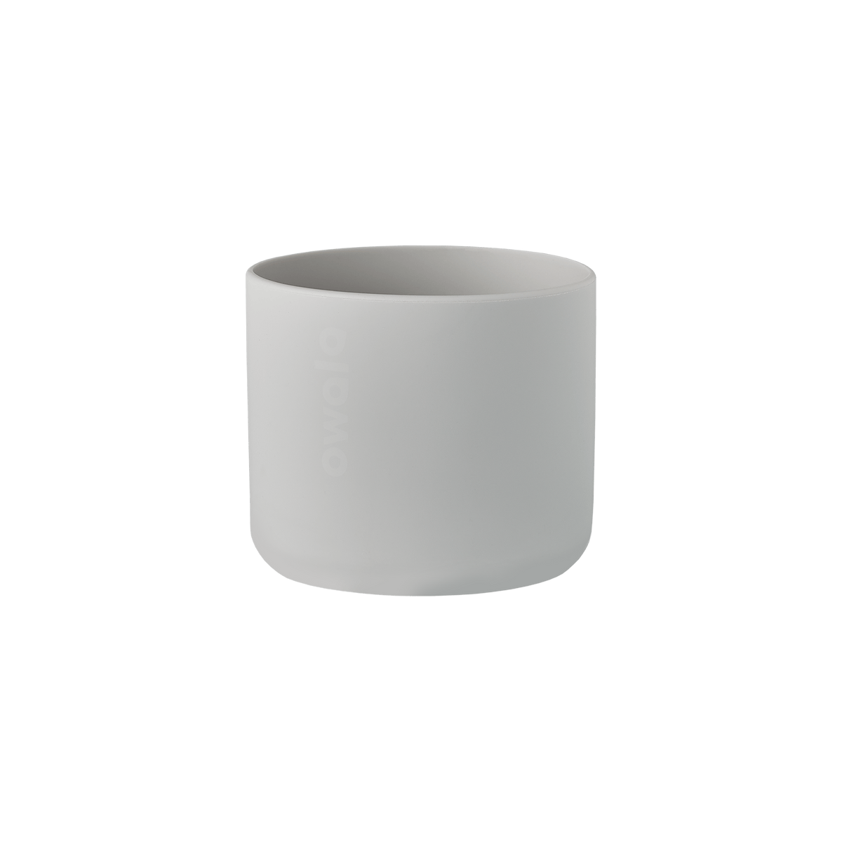 Bottle Boot 24oz in light gray silicone; shown solo